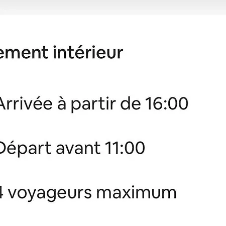 Charmant F2 Location Exclusivement Sur Site A I R B N B 아파트 *